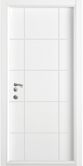 БРОНЕДВЕРІ Вхідні двері МОДЕЛЬ KA14 білий супермат